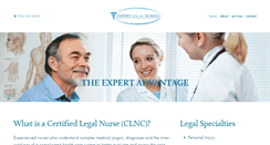 Desktop Screenshot of expertlegalnurses.com